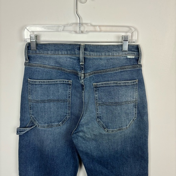 MOTHER Denim High Waisted Utility Jeans So Long Wash Size 29 - Picture 11 of 12
